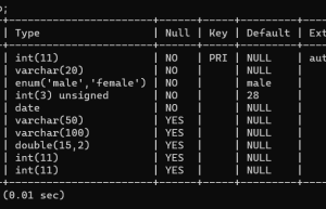 SQL语句常用查询方法