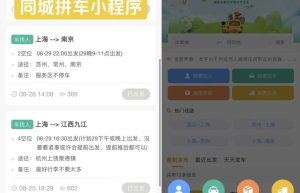 拼车系统小程序核心功能开发实例分享缩略图