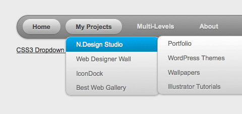 css dropdown menu